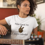 Não toca no meu cabelo! Short-Sleeve Unisex T-Shirt