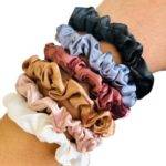 Shades | Slim Satin Scrunchie Set