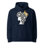 Hoodie Royalty is my DNA - Aztec Tribal Print | 100% Organic Cotton