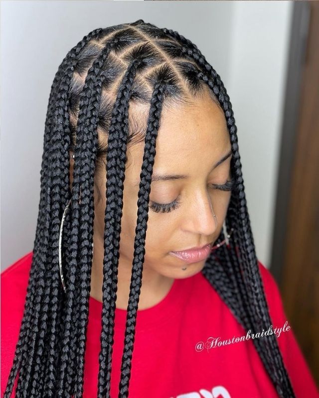 knotless box braids