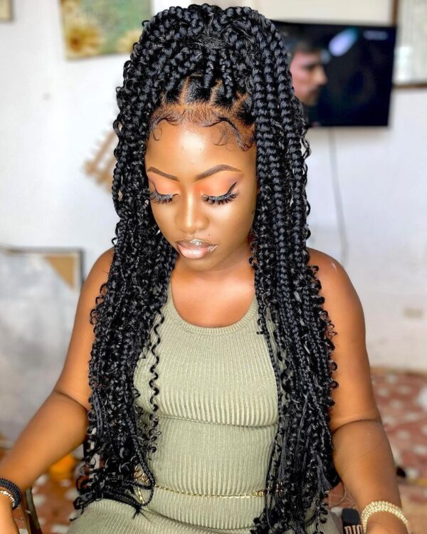 jumbo long boho goddess box braids