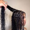 medium long boho box braids